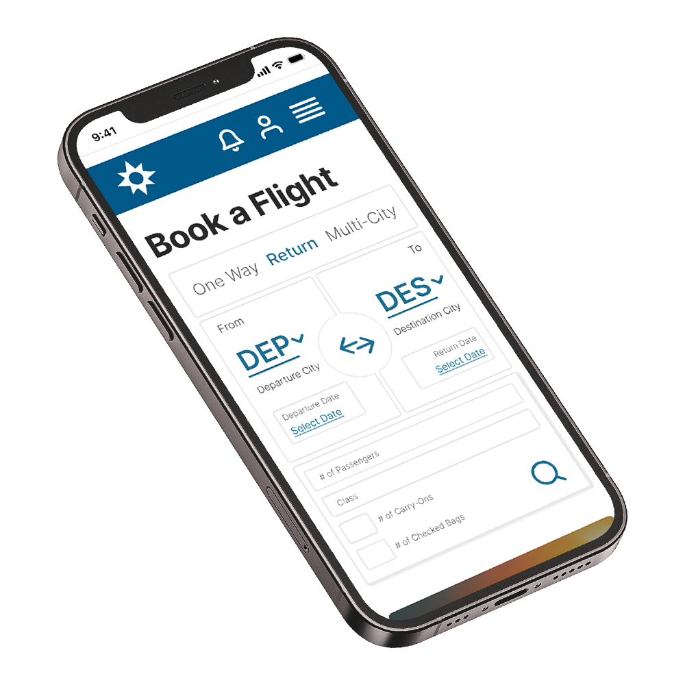 mockup showing the final product displayed on a smartphone